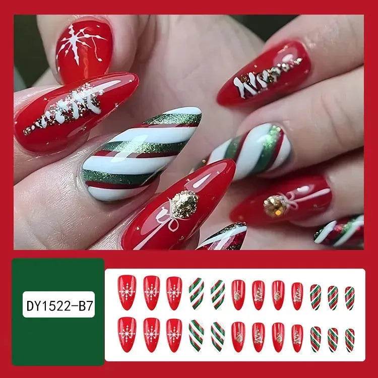 BowLift | 24pcs Christmas False Nail Decal stickers