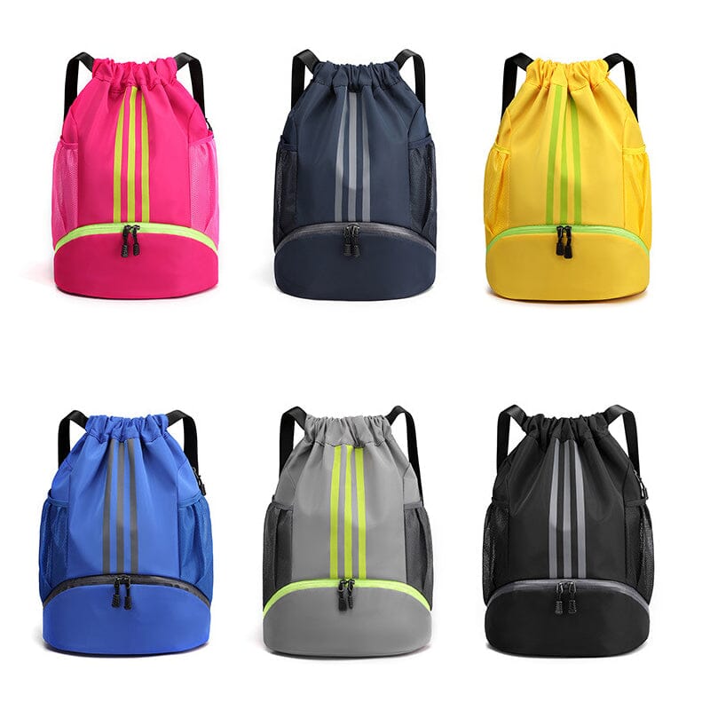 BowLift | Large Nylon Drawstring Tote Backpack