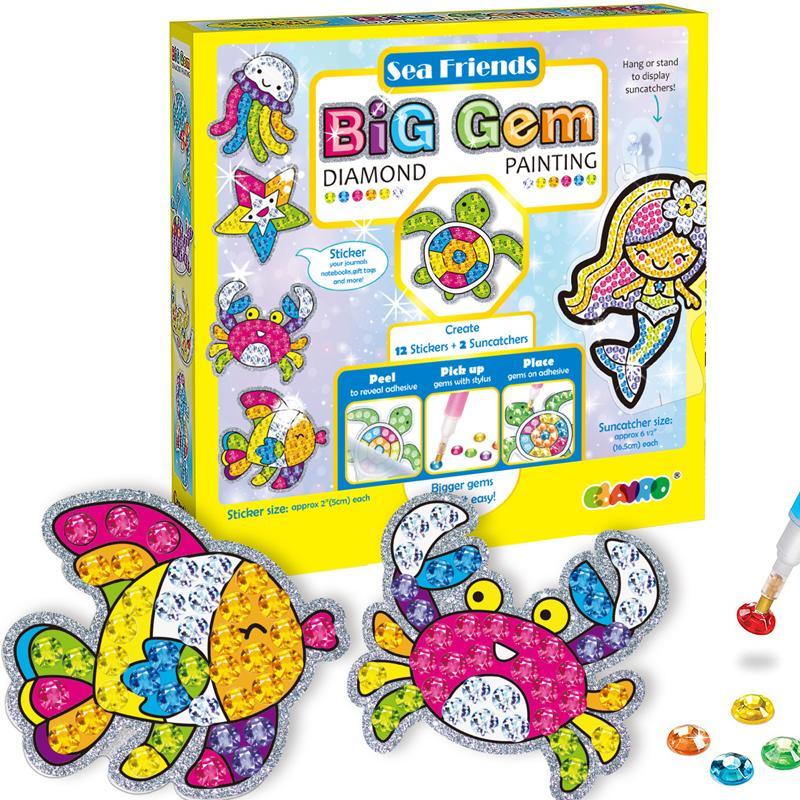BowLift | Large Gem Diamond Painting Stickers for Kids