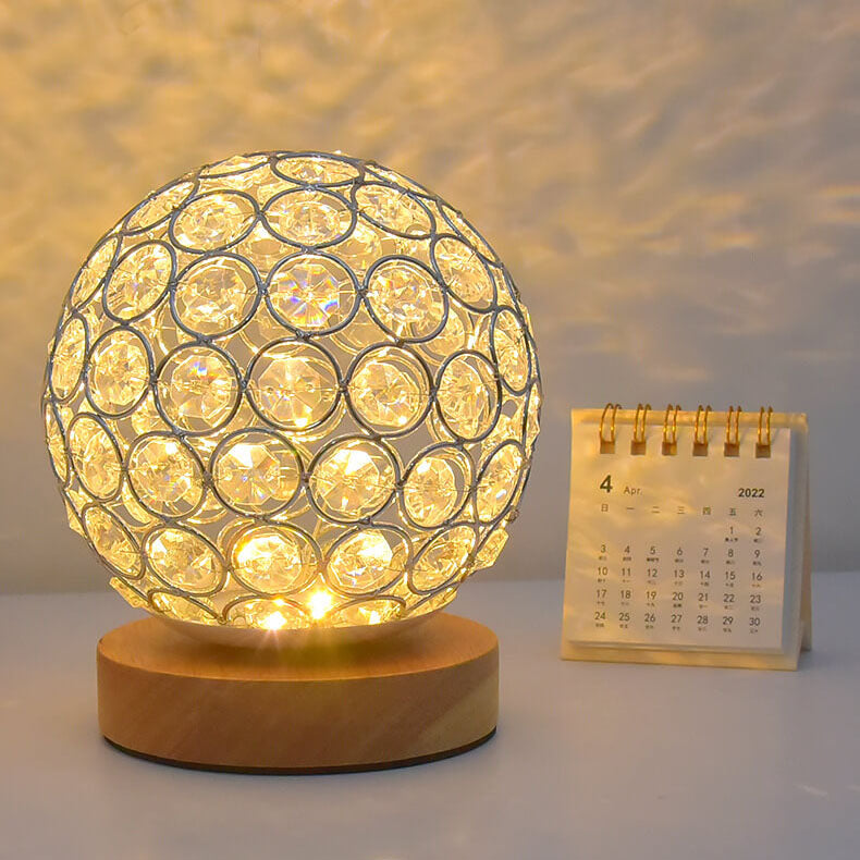 BowLift | Modern Minimalist Round USB rechargeable LED table lamp
