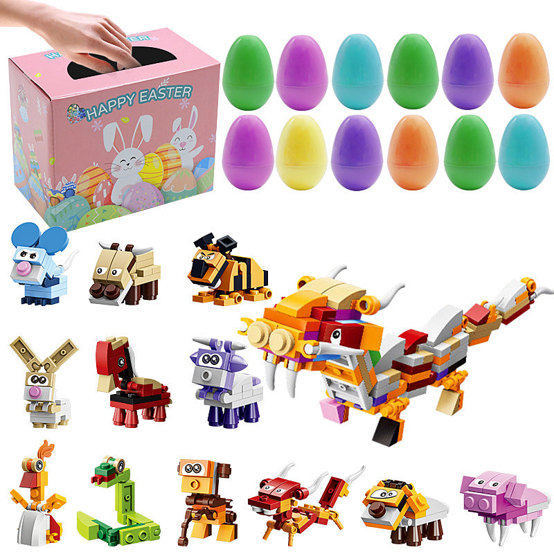 BowLift | 12Pcs Wind Up Toy Prefilled Easter Eggs