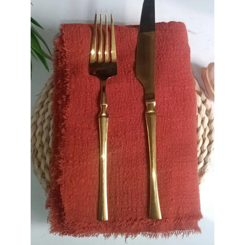 12pcs Cotton Linen Table Napkins Table Decoration Cloth Table Napkins | Bowlift