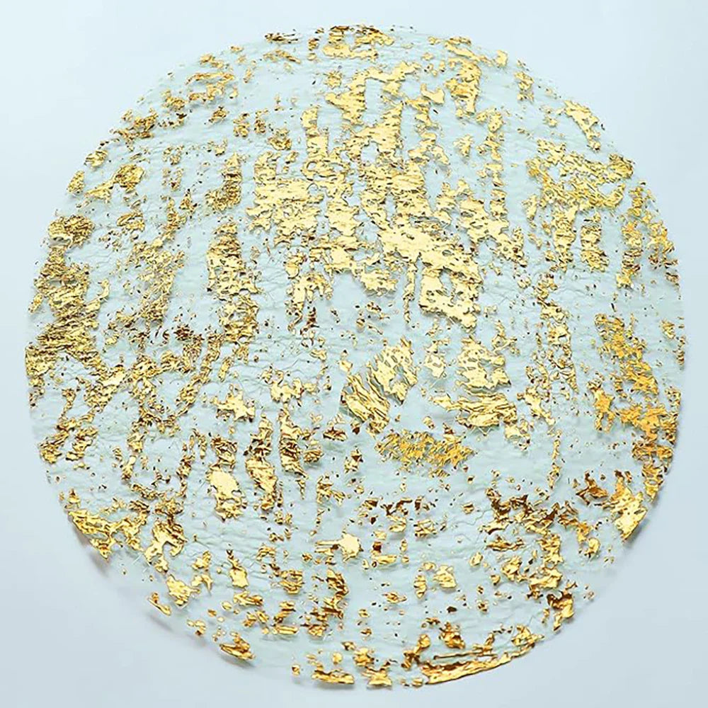 12pcs Disposable Gold Decoration Placemats Set Table Mat Kitchen Tools | Bowlift