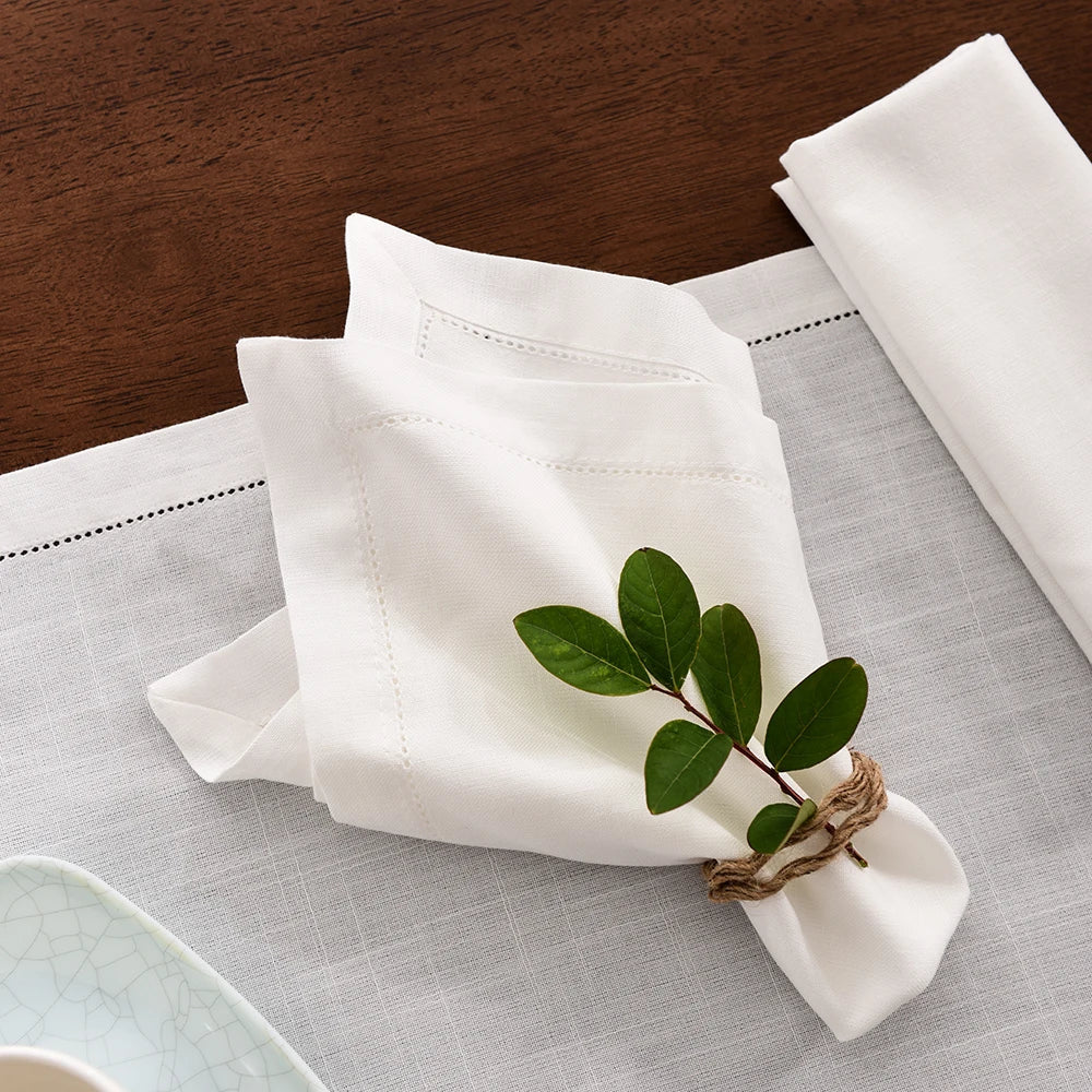 12pcs Linen Party Table Cloth Dinner Napkin Restaurant Napkins | Bowlift