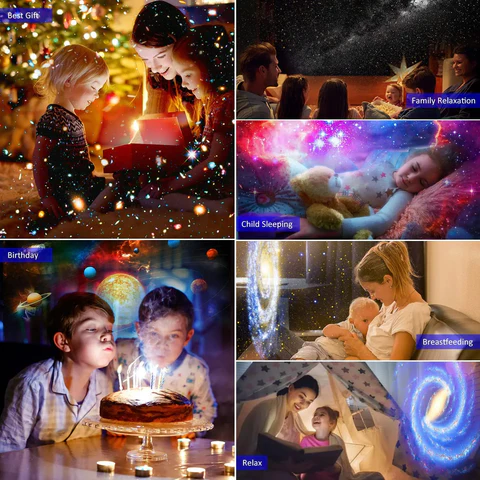 BowLift | 13-in-1 Galaxy Night Light & Projector – Orion