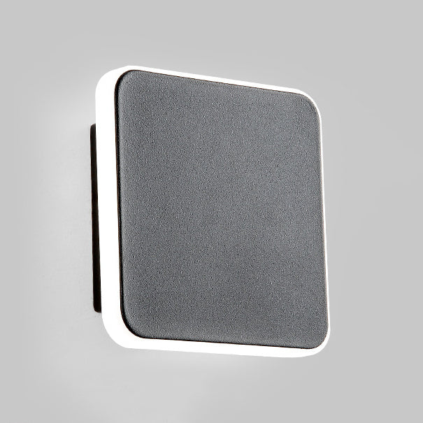 BowLift | 1 Light Study Room Wall Lamp with Square Shade Black/White Wall Light in Warm/White Light