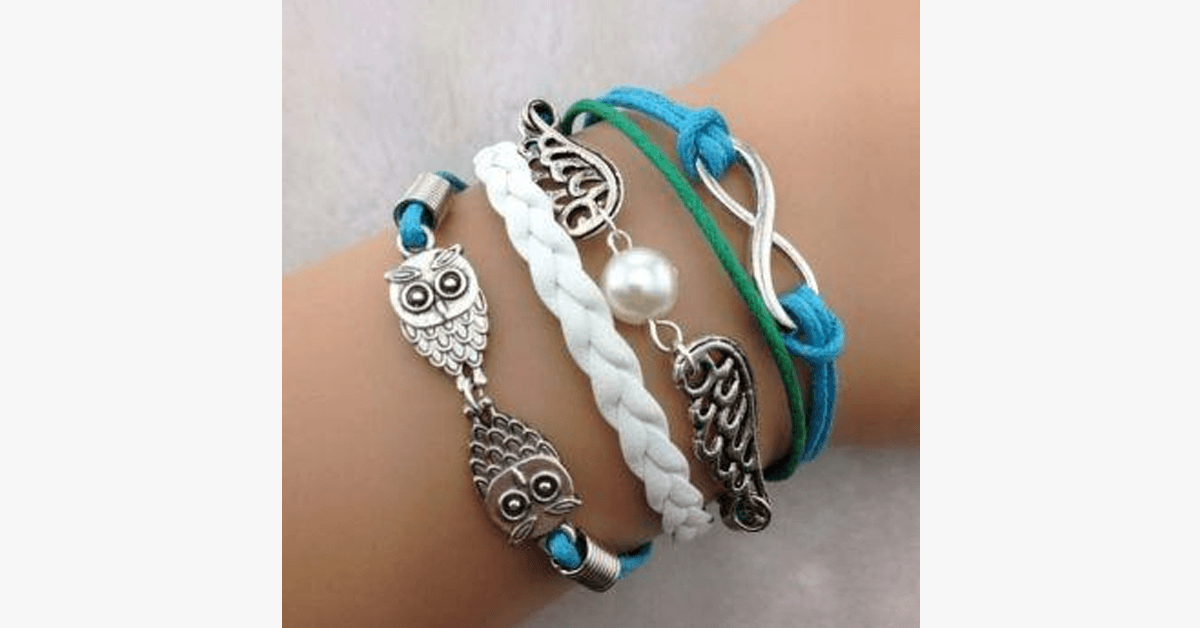 BowLift | Designer Infinity and Owl Bracelet - Ignite your inner fashionista