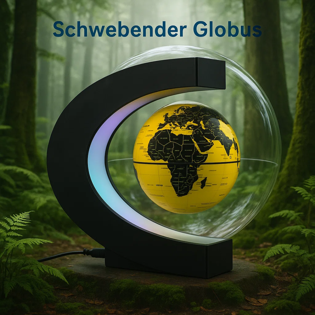 BowLift | AstroGlobe LED World Globe – Floating Globe Lamp with Magnetic Suspension