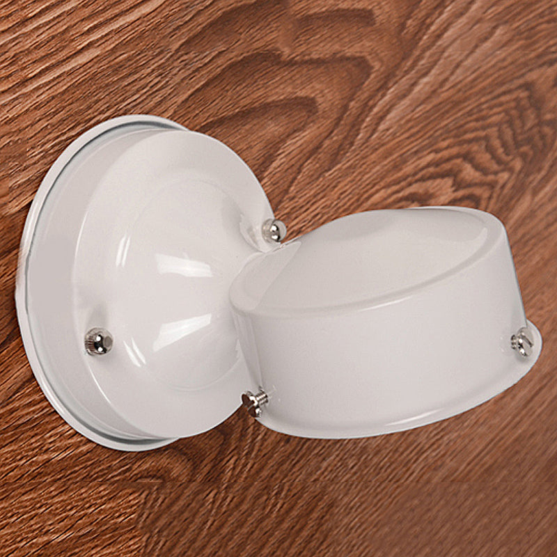 BowLift | 1 Light Passage Wall Lighting with Globe Checkered Glass Shade Modern Black/White Wall Lamp Fixture