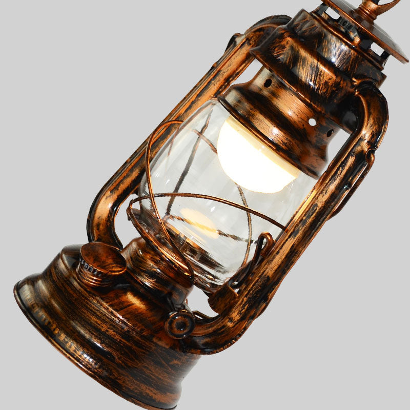 BowLift | 1 Light Bright Glass Wall Lamp Light Coastal Bronze Kerosene Living Room Lighting Fixture