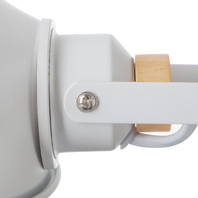 BowLift | 1 Head Wall Lamp with Dome Shade Metal Modernist Bedroom Wall Mount Light in White