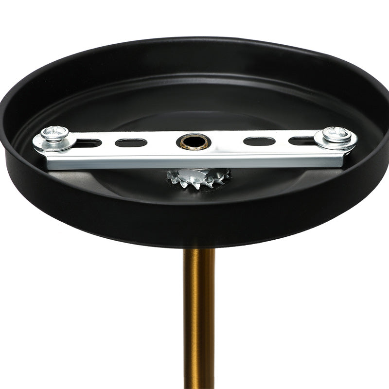 BowLift | 1 Light Wall Lamp Loft Style Dome/Drum Shade Metal Adjustable Wall Lamp in Black for Bedroom