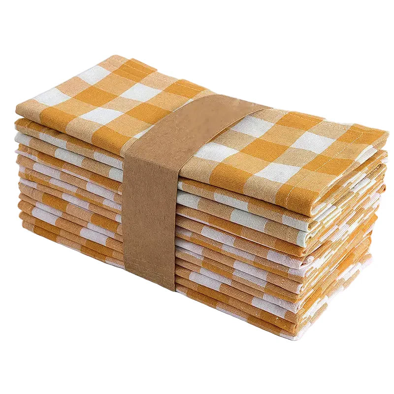 16" Reusable Polyester Tablecloth Napkins Set Thickened Placemats | Bowlift