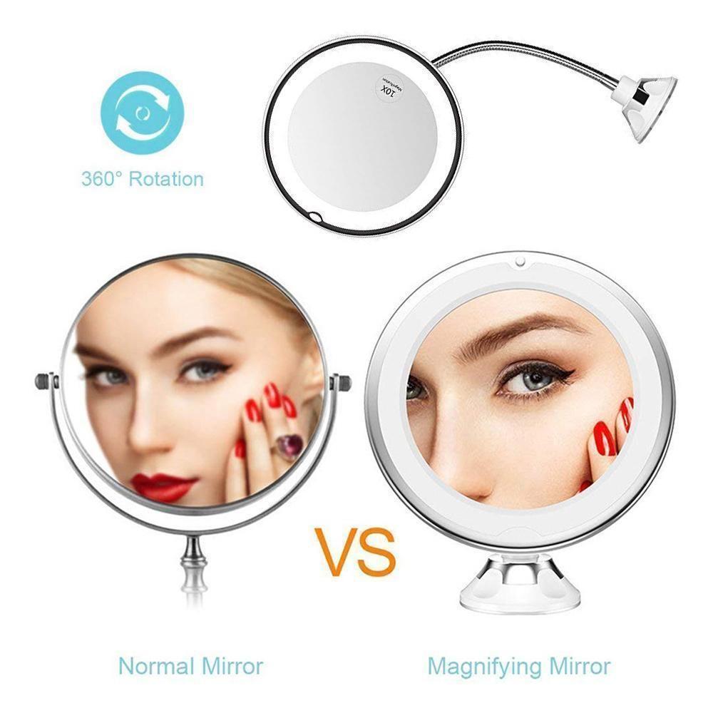 BowLift | Magnifying Makeup Mirror with LED Light