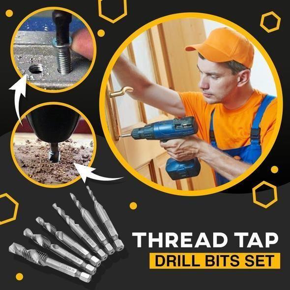 BowLift | 3/6 Pcs Thread Tap Drill Bits Set