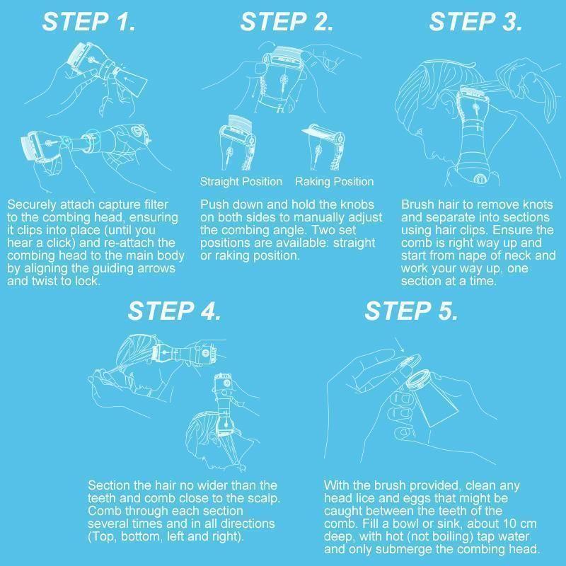 BowLift | Electric Comb Lice Removal