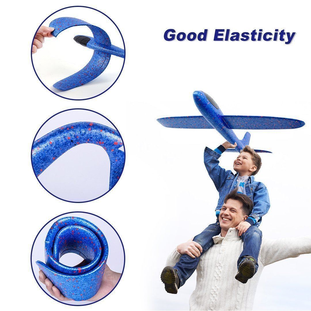 BowLift | Foam Plastic Flying Glider Airplane(2PCS)