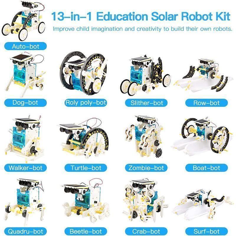 BowLift | 13-in-1 Education Solar Robot Toys