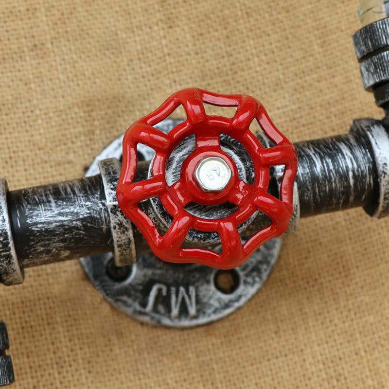 BowLift | Glass Gray/Blue Wall Light Wine Bottle 2 Lights Industrial Style Wall Mount Light for Living Room