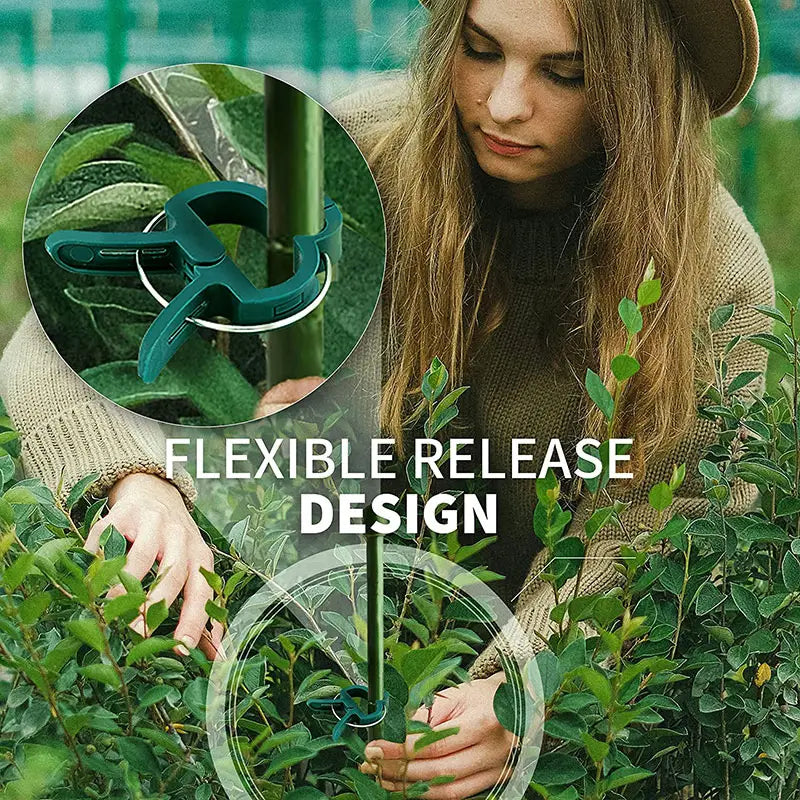 BowLift | Garden clip set – plant loops for plant supports and garden care