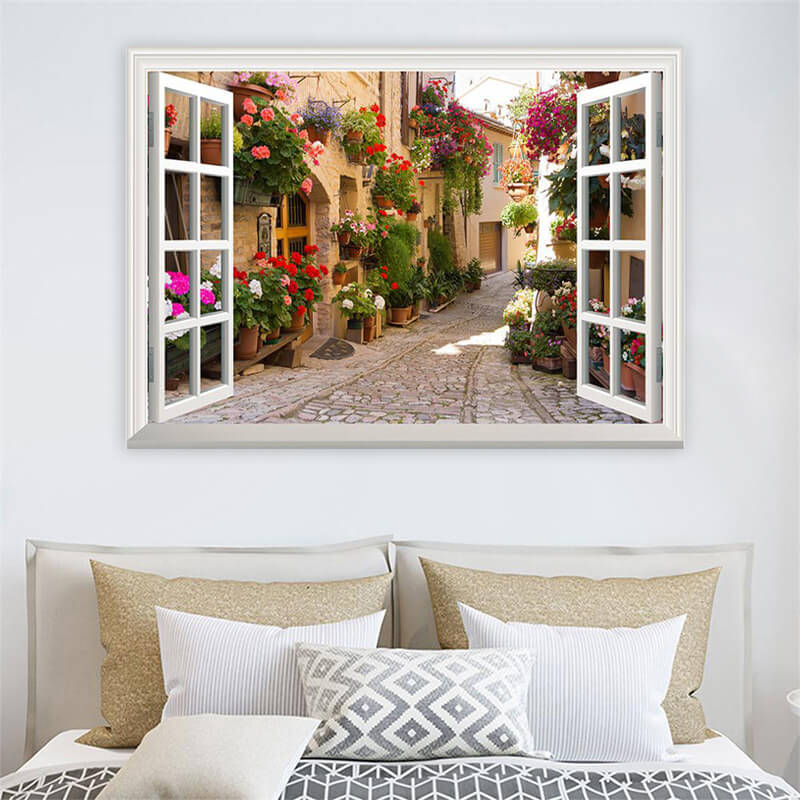 BowLift | 3D window with a view Decorative wall mural