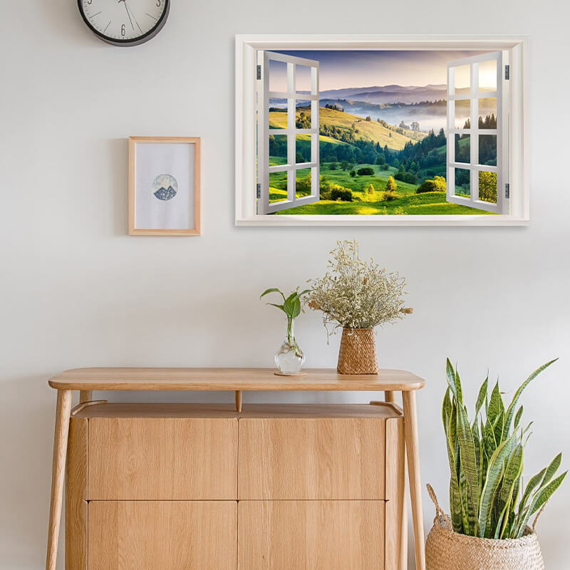 BowLift | 3D window with a view Decorative wall mural