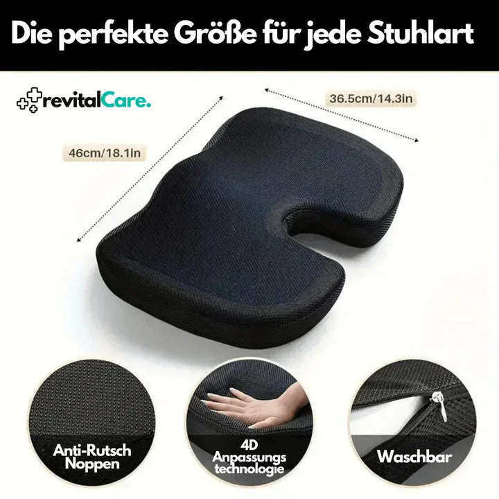 BowLift | Ergonomic 4D Comfort Seat Cushion with Orthopedic Support