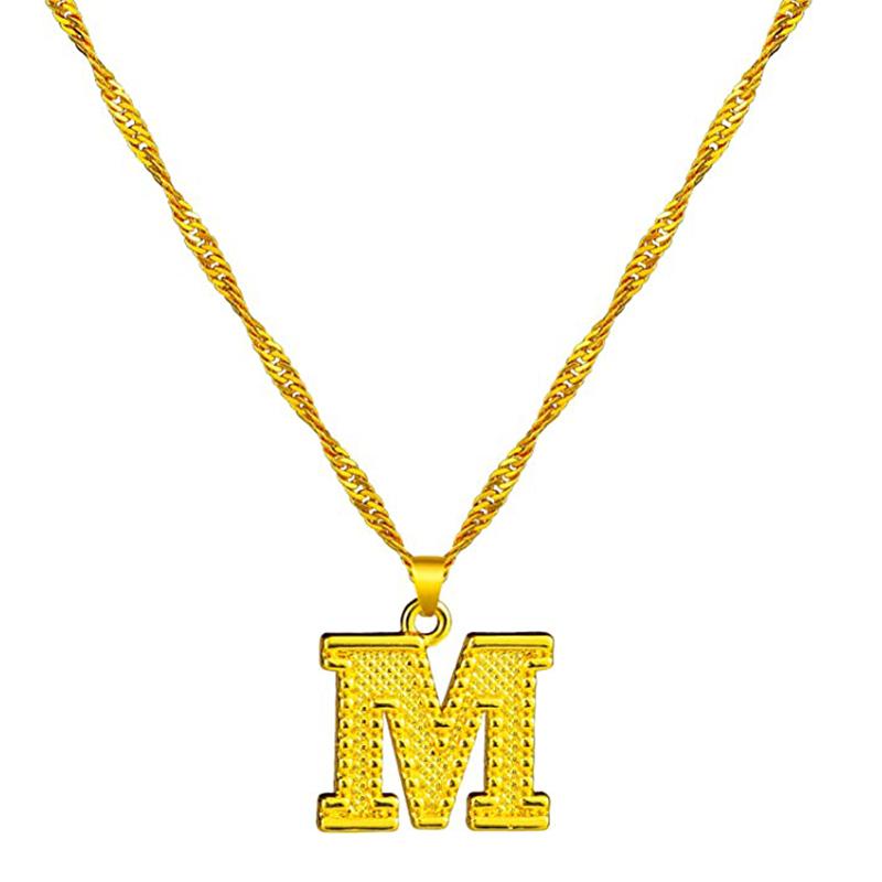 BowLift | 18K gold-plated initial letter necklace