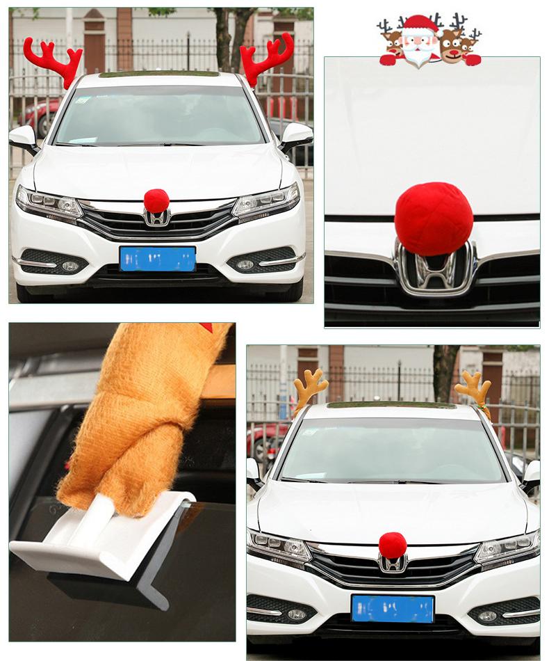 BowLift | Funny Christmas Car Antlers Decoration
