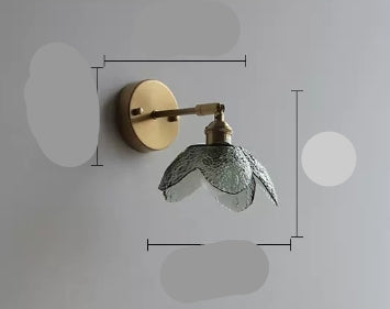 BowLift | Decorative Wall Lamp with Arched Arm and Glass Shade