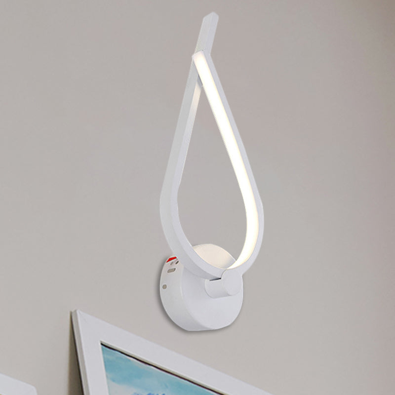 BowLift | Metal Kink Linear Wall Light Modern Black/White LED Wall Mounted Lamp for Hallway