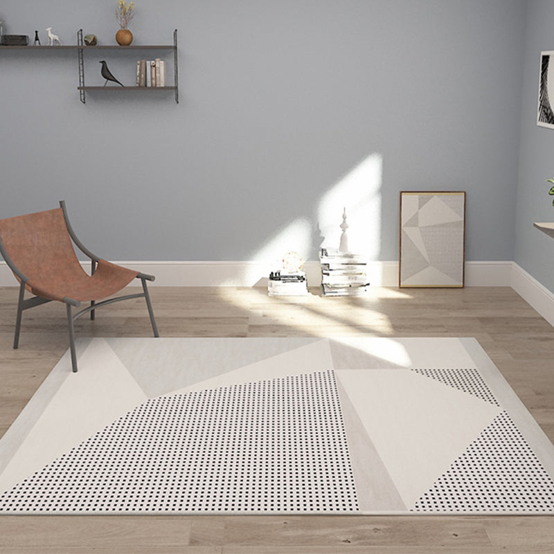 BowLift | Funky Modernism Rug Green and Gray Geometric and Checkered Pattern Rug Pet Friendly Non-Slip Washable Area Rug for Decoration