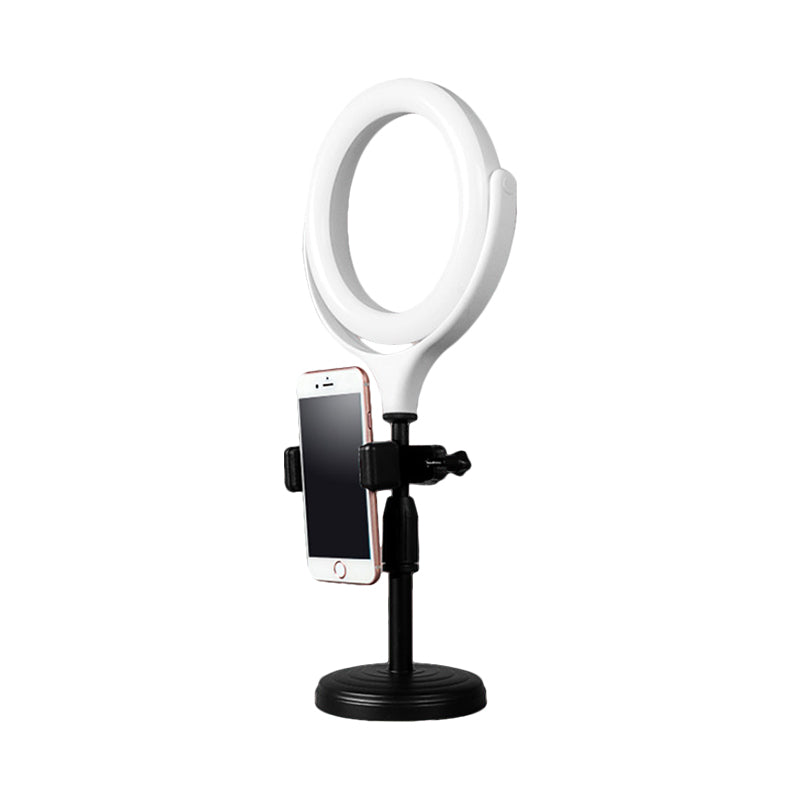 BowLift | White Rotatable Round Mirror Light Modernist LED Metallic Built-in Lighting with USB Port