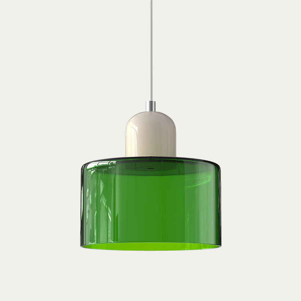 BowLift | Glass light in subtle colors of the kitchen