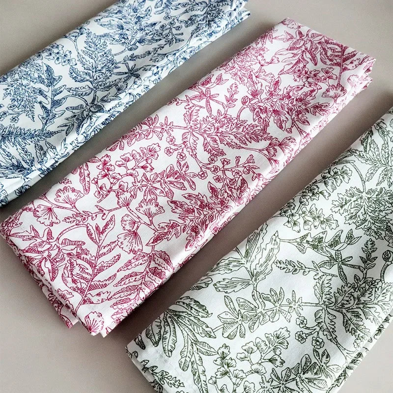 18" Cotton Flower Print Placemat Kitchen Table Dinner Napkin | Bowlift