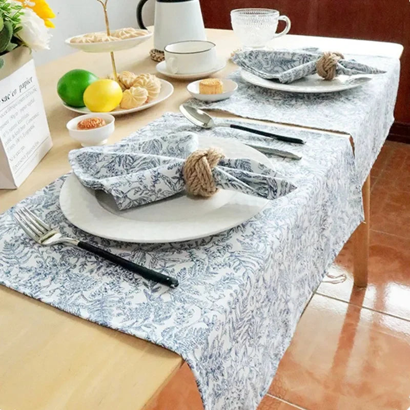 18" Cotton Flower Print Placemat Kitchen Table Dinner Napkin | Bowlift