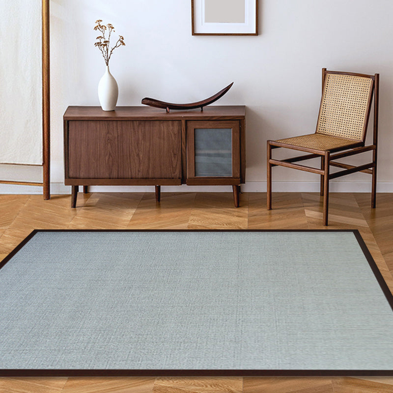BowLift | Gray Living Room Rug Rustic Solid Rug Sisal Washable Non-Slip Backing Pet-Friendly Rug