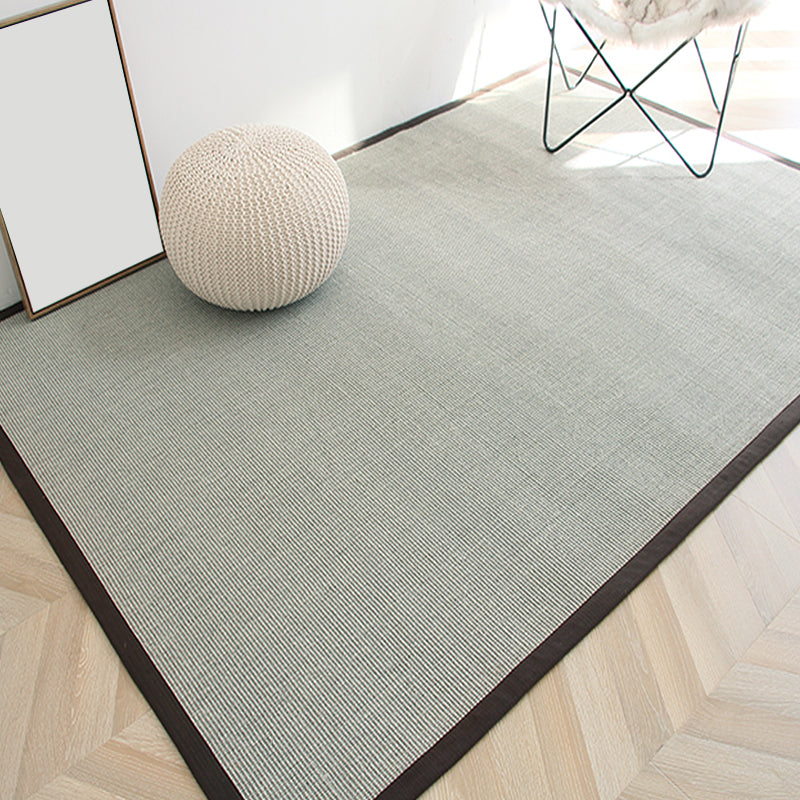 BowLift | Gray Living Room Rug Rustic Solid Rug Sisal Washable Non-Slip Backing Pet-Friendly Rug