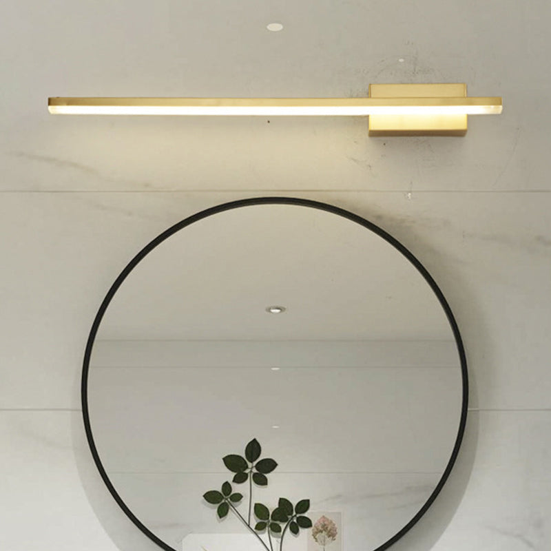 BowLift | Gold extended wall-mounted lamp contemporary LED metal vanity wall light fixture