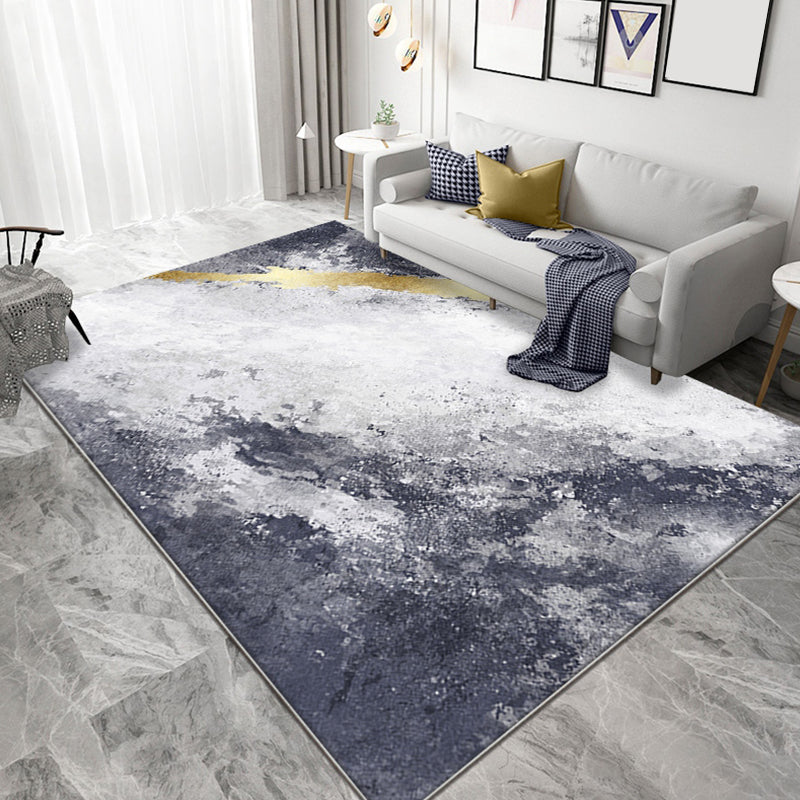 BowLift | Gray Living Room Carpet contemporary abstract carpet polyester machine washable non-slip backing carpet