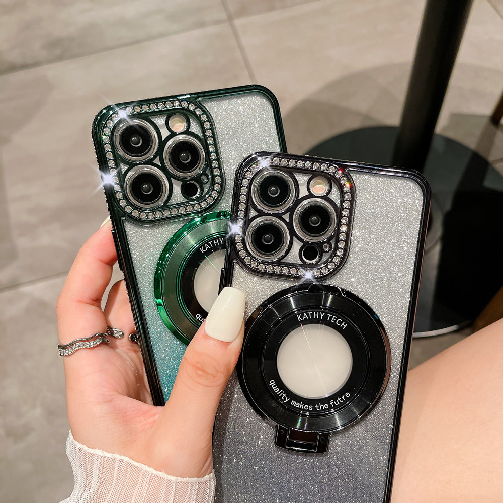 BowLift | Glitter Diamond Magnetic MagSafe Ring Holder for iPhone
