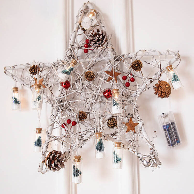 BowLift | Christmas LED Wishing Bottle Tree Snow Battery Box Decorative String Light