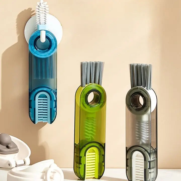 BowLift | 3-in-1 Multifunctional Cleaning Brush – For Bottles, Lids & Hard-to-Reach Places