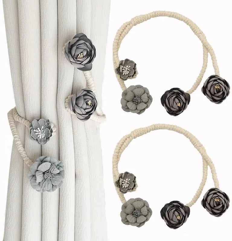 BowLift | Elegant flexible curtain holder – No drilling, No effort