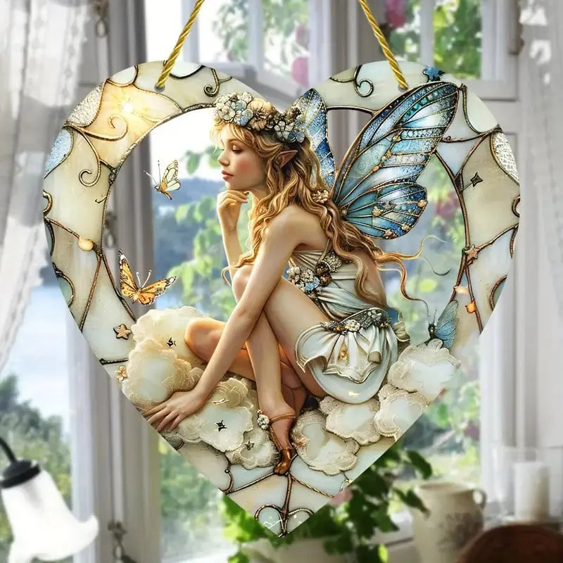 BowLift | Heart-shaped Elf Light Catcher – Enchanting Home Decoration