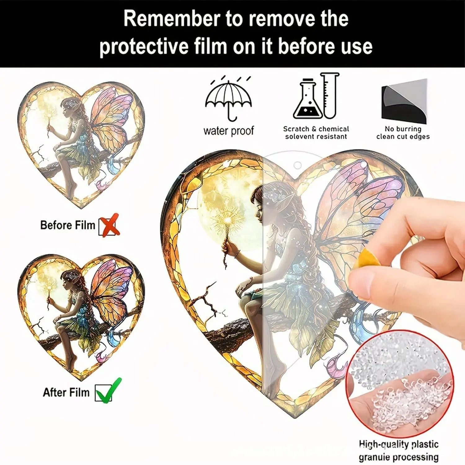 BowLift | Heart-shaped Elf Light Catcher – Enchanting Home Decoration