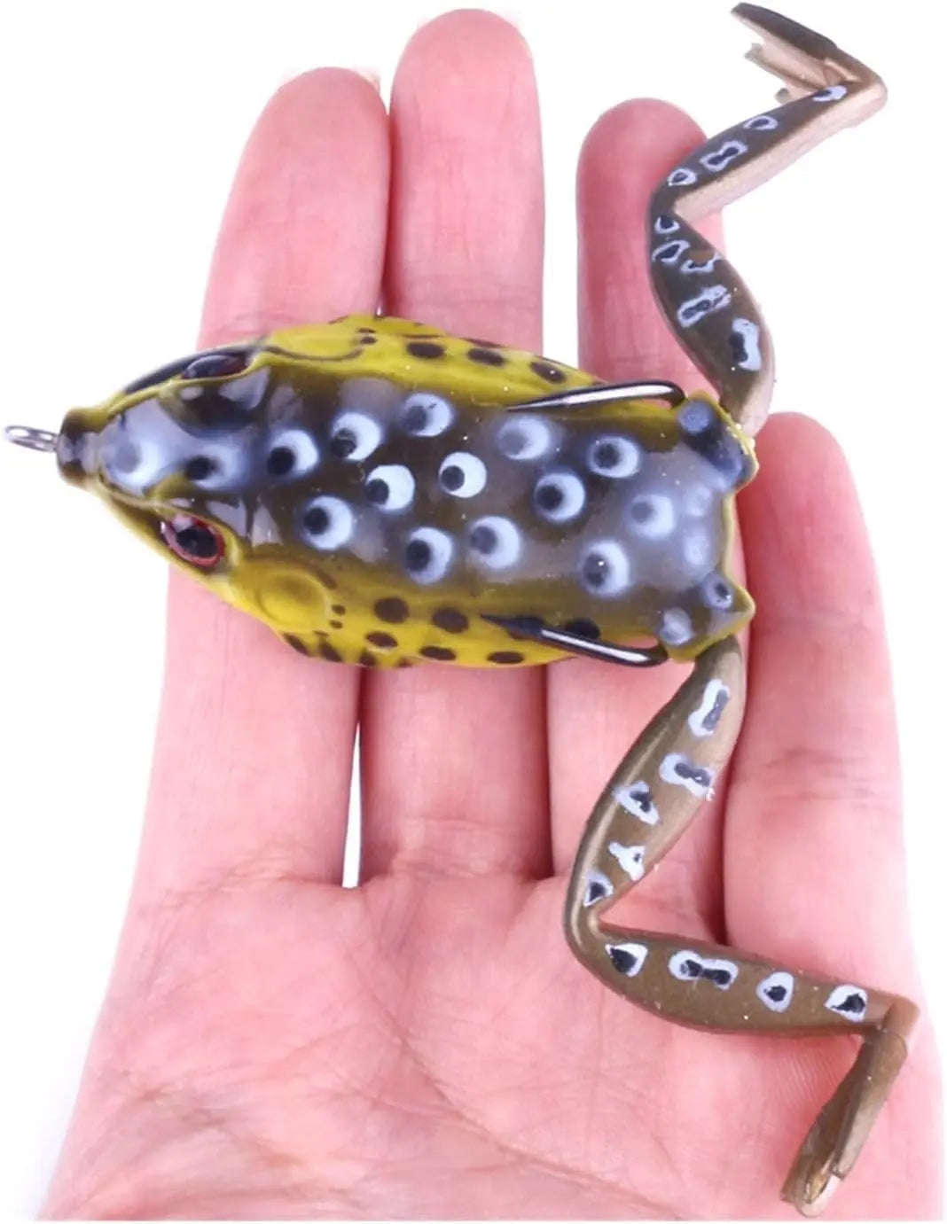 BowLift | Ultimate Frog Lure Popper – With Propeller Feet for Realistic Swimming Motion