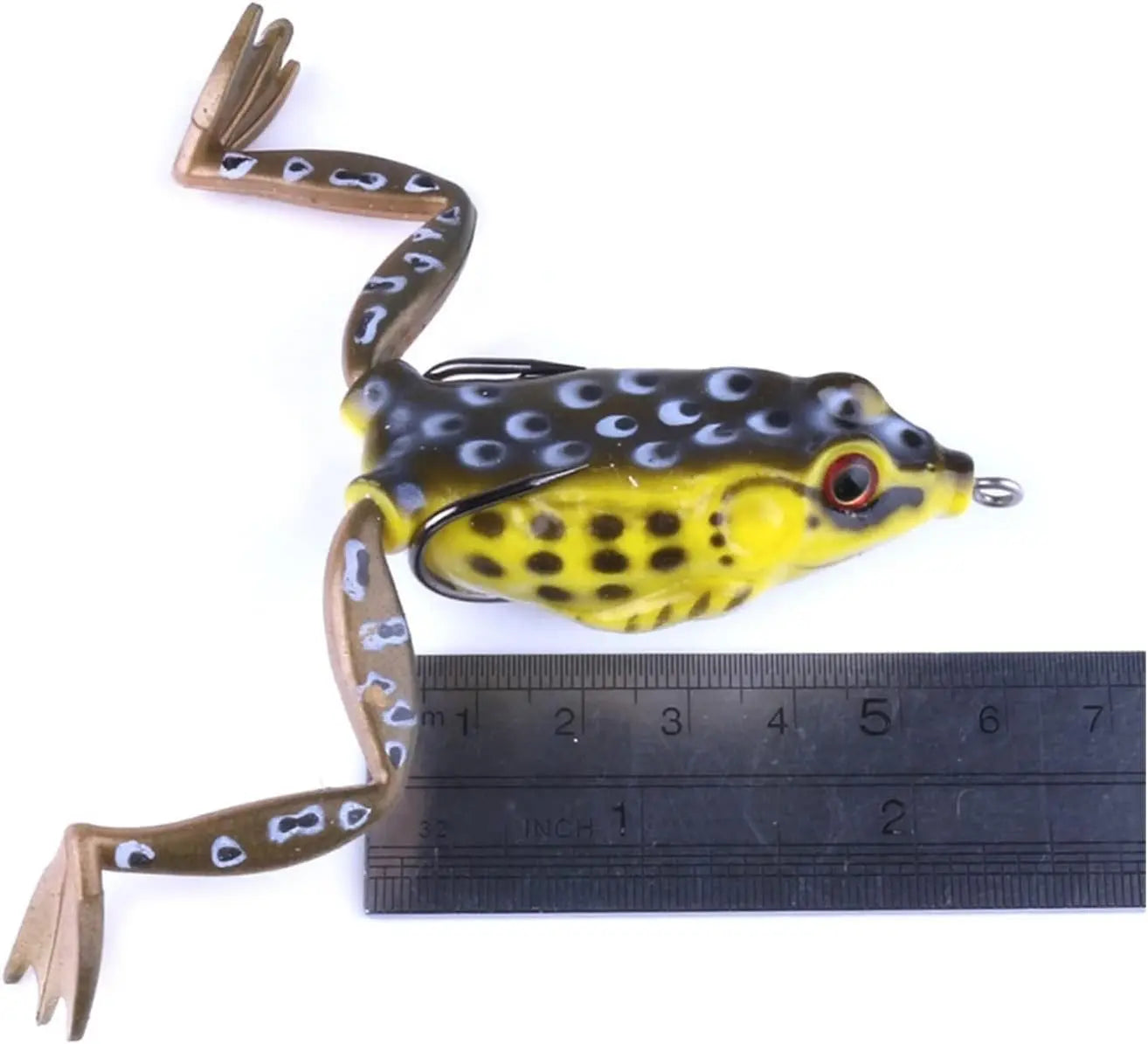 BowLift | Ultimate Frog Lure Popper – With Propeller Feet for Realistic Swimming Motion