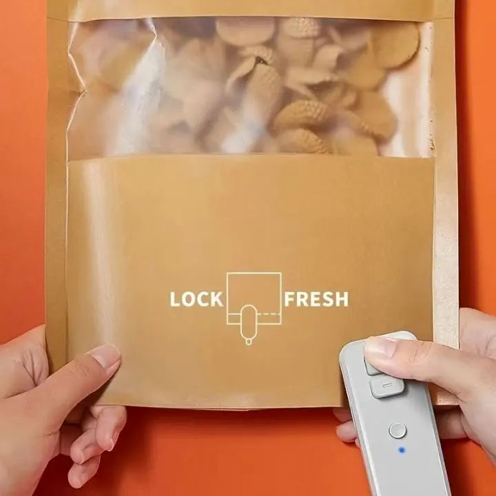 BowLift | 2-in-1 Mini Foil Sealer & Cutter – For Fresh Snacks & Organization