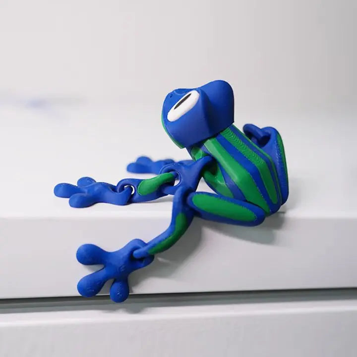 BowLift | 3D-printed magnetic frog refrigerator magnet